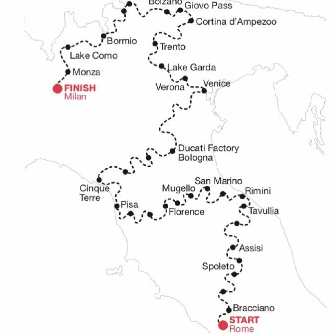 ITALY - Ladies 16 Day Motorcycle Tour